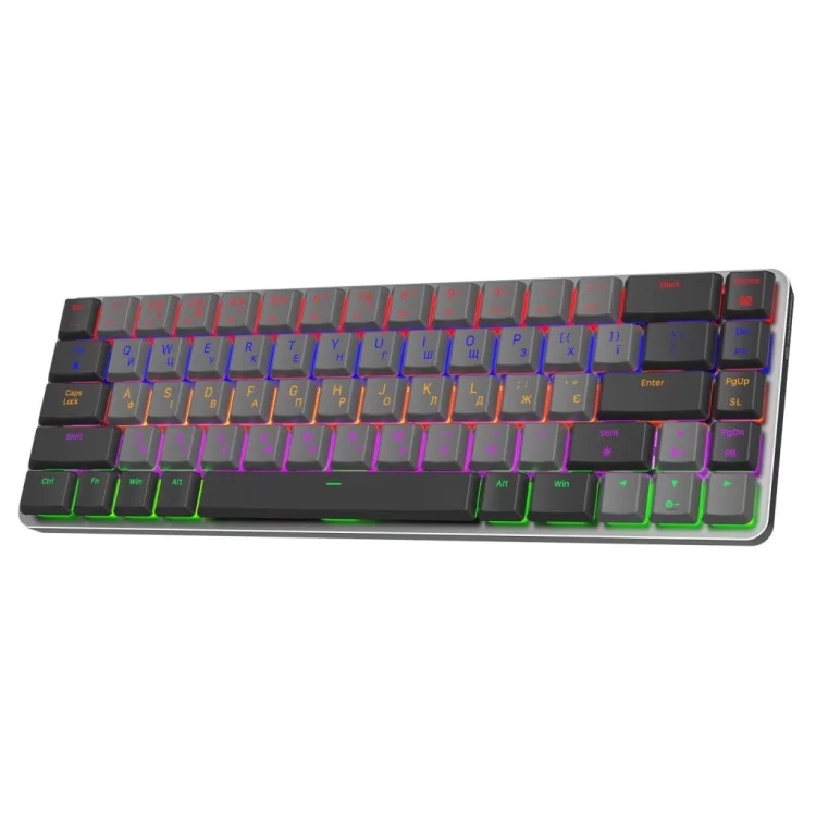 в продажу Клавіатура GamePro MK122R Red Swich Low Profile Wireless Dark Gray (MK122R) - фото 3