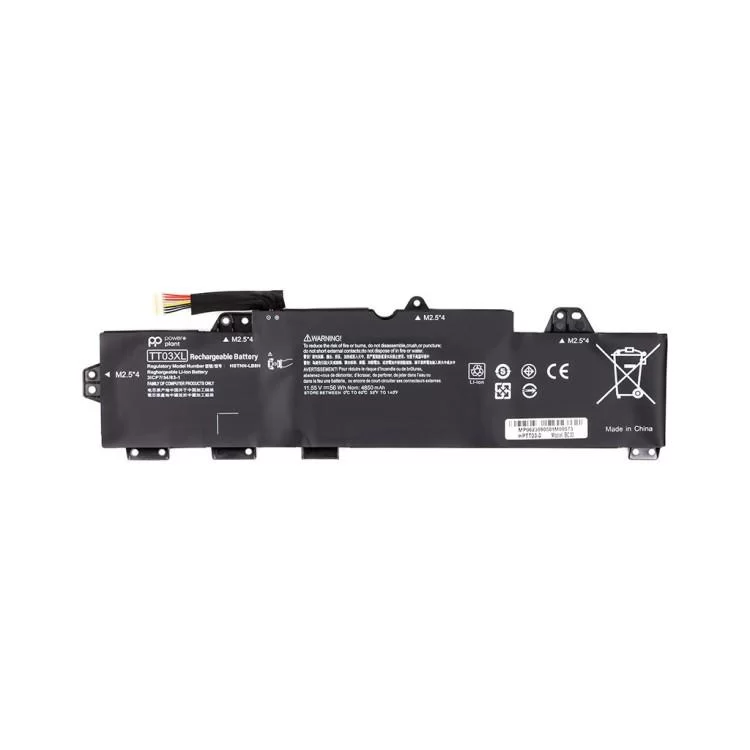 Акумулятор до ноутбука HP EliteBook 850 G5 (TT03XL) 11.55V 4850mAh PowerPlant (NB462131)