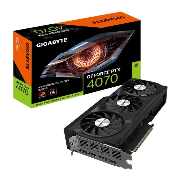 Відеокарта GIGABYTE GeForce RTX4070 12Gb WINDFORCE OC (GV-N4070WF3OCV2-12GD) огляд - фото 8