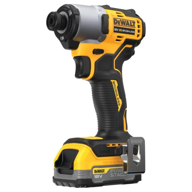 Шуруповерт DeWALT 18 В XR Li-lon PowerStack 1.7Ah, 192 Нм, кейс TSTAK (DCF840E1T) ціна 16 828грн - фотографія 2