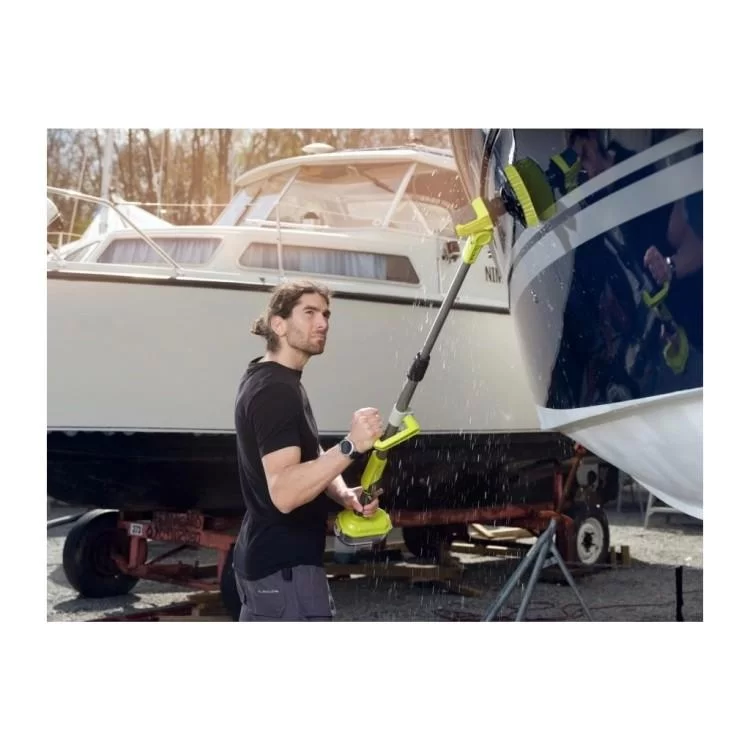 в продажу Щітка для миття Ryobi ONE+ R18TPS 18В, диск 15см, 210 об/хв, IPX7 (без АКБ та ЗП) (5133004847) - фото 3