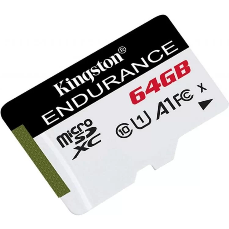 Карта пам'яті Kingston 64GB microSDXC class 10 UHS-I U1 A1 High Endurance (SDCE/64GB) ціна 803грн - фотографія 2