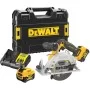 Дисковая пила DeWALT 12В XR Li-lon бесщёточная, диск 140х20 мм, 2x5Ah, кейс TSTAK (DCS512P2)