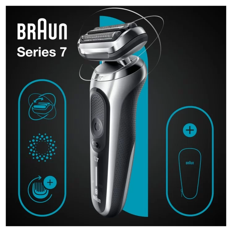 Електробритва Braun Series 7 71-S1000s SILVER / BLACK інструкція - картинка 6