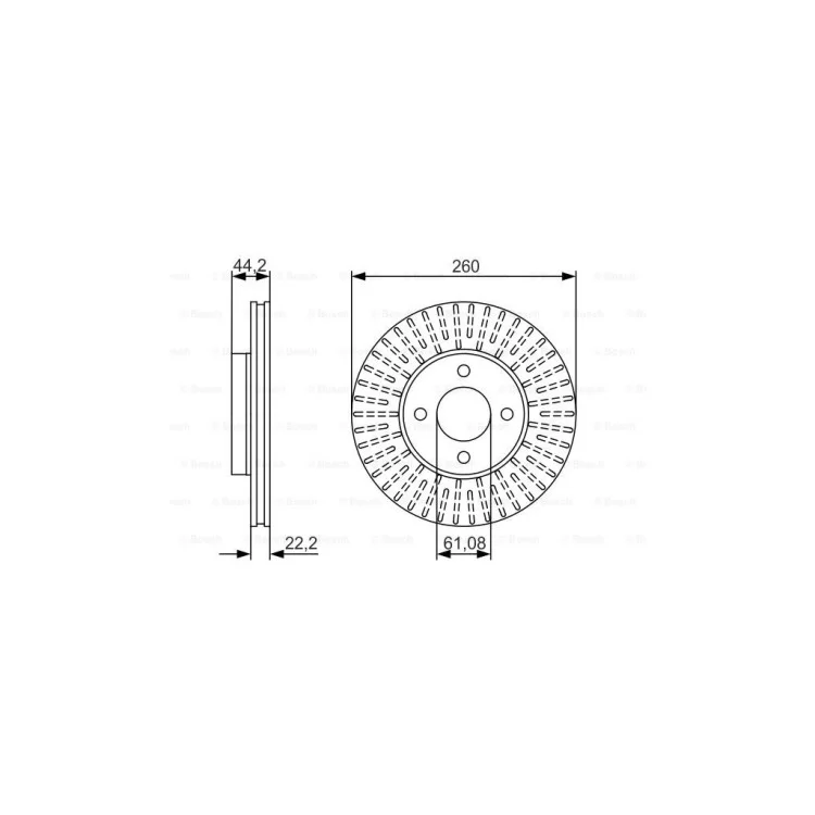 Гальмівний диск Bosch 0 986 479 090 відгуки - зображення 5