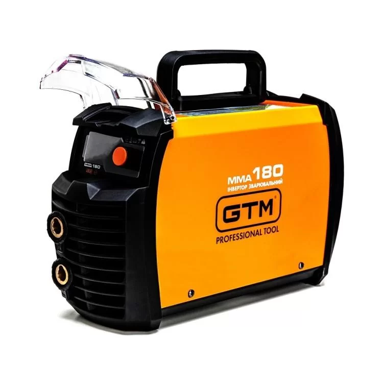 Зварювальний апарат GTM інвертор MMA-180DS LED, 180А, 1,6-4,0мм, 220В дисплей (MMA-180DS LED)