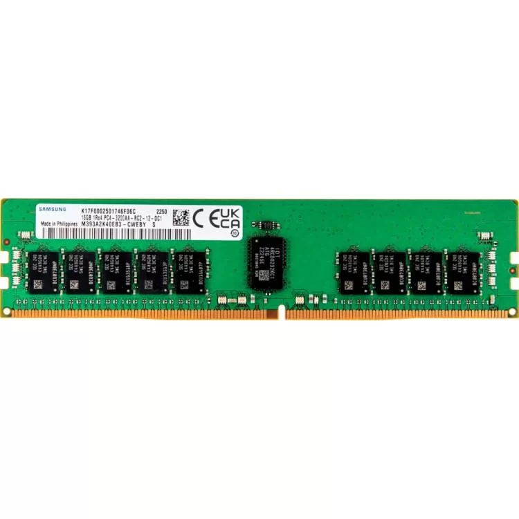 Модуль пам'яті для сервера Samsung SAMSUNG 16GB 3200Mhz RDIMM 1Rx4, 1.2v (M393A2K40EB3-CWE)