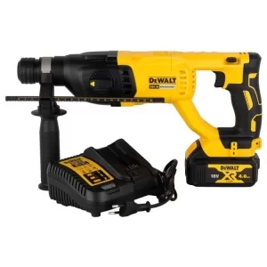 Перфоратор DeWALT бесщёточный, SDS-Plus, 18 В, 2.6 Дж, 3 реж. кейс (DCH133M1)