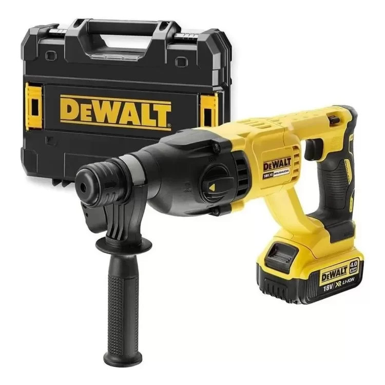 Перфоратор DeWALT бесщёточный, SDS-Plus, 18 В, 2.6 Дж, 3 реж. кейс (DCH133M1) отзывы - изображение 5