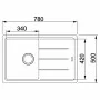Мийка кухонна Franke BASIS BFG 611-78 (114.0565.087)