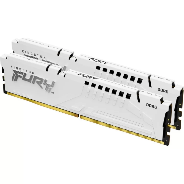 в продажу Модуль пам'яті для комп'ютера DDR5 64GB (2x32GB) 5200 MHz Beast White Kingston Fury (ex.HyperX) (KF552C36BWEK2-64) - фото 3