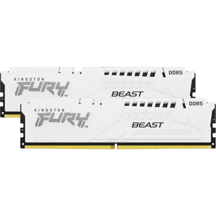 продаємо Модуль пам'яті для комп'ютера DDR5 64GB (2x32GB) 5200 MHz Beast White Kingston Fury (ex.HyperX) (KF552C36BWEK2-64) в Україні - фото 4