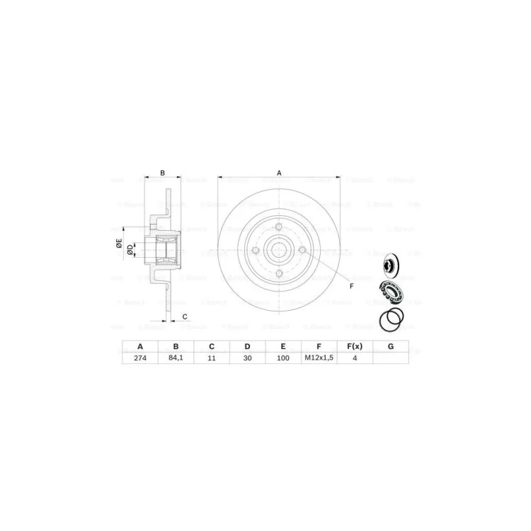 Тормозной диск Bosch 0 986 479 277 отзывы - изображение 5