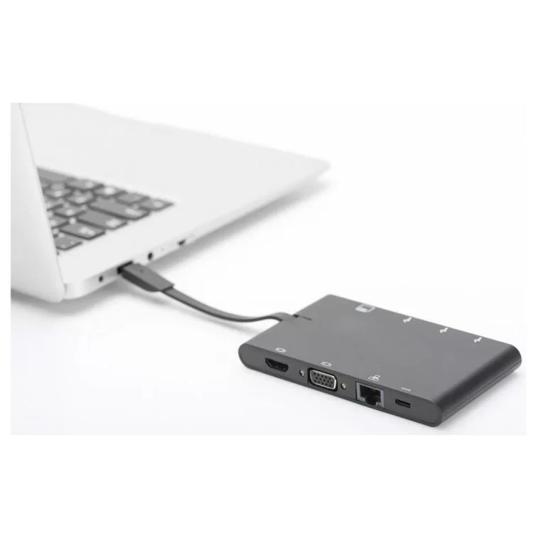 Порт-репликатор Digitus Travel USB-C, 9 Port (DA-70865) цена 8 060грн - фотография 2