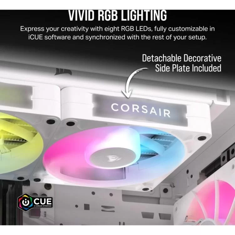 Кулер для корпуса Corsair iCUE Link RX140 RGB PWM White Dual Pack (CO-9051024-WW) инструкция - картинка 6