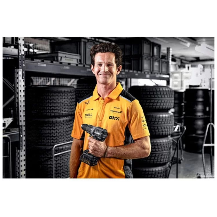 Шуруповерт DeWALT McLaren F1, XR Li-Ion PowerStack 18V GFN блок 2x1.7Ah, 90 Нм, кейс TSTAK (DCD85ME2GT) характеристики - фотографія 7