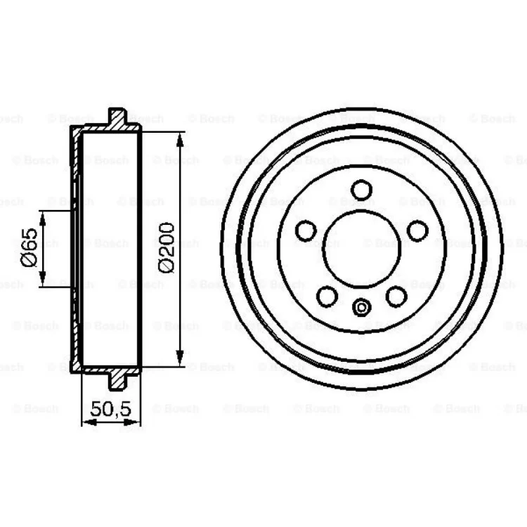 Гальмівний барабан Bosch 0 986 477 133 відгуки - зображення 5