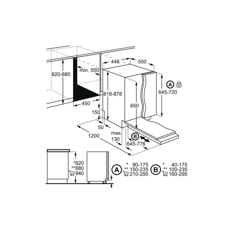 Посудомоечная машина AEG FSM71507P обзор - фото 8