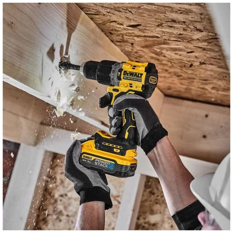 Шуруповерт DeWALT XR Li-Ion PowerStack 18 В, 2x5Ah, 90 Нм, 0-650/0-2000 об/мин, TSTAK (DCD805H2T) отзывы - изображение 5