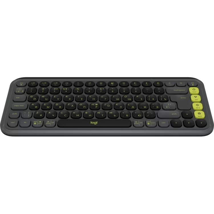 Клавіатура Logitech POP Icon Keys Bluetooth UA Graphite (920-013157) ціна 4 588грн - фотографія 2