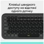 Клавиатура Logitech POP Icon Keys Bluetooth UA Graphite (920-013157)