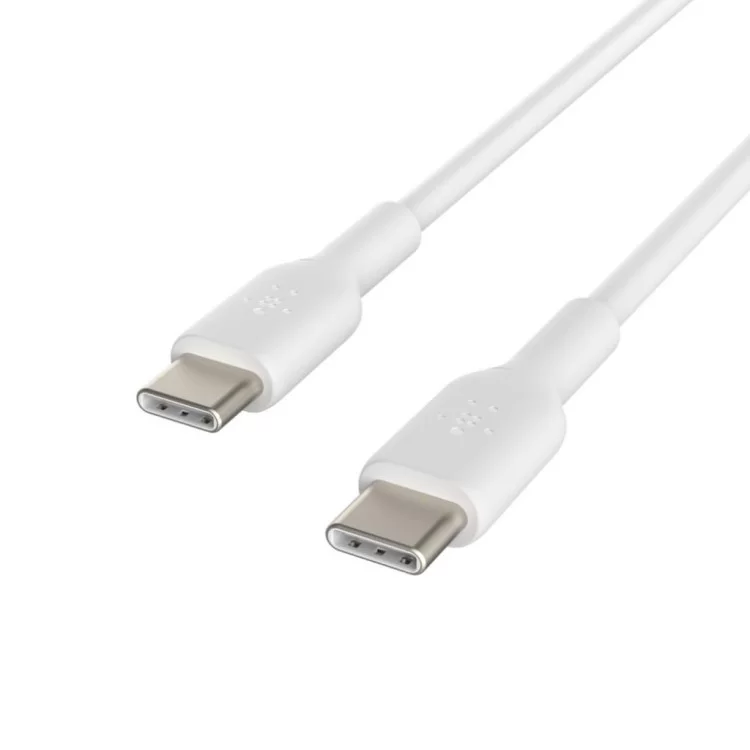 Дата кабель USB-С - USB-С, PVC, 1m, white Belkin (CAB003BT1MWH) відгуки - зображення 5