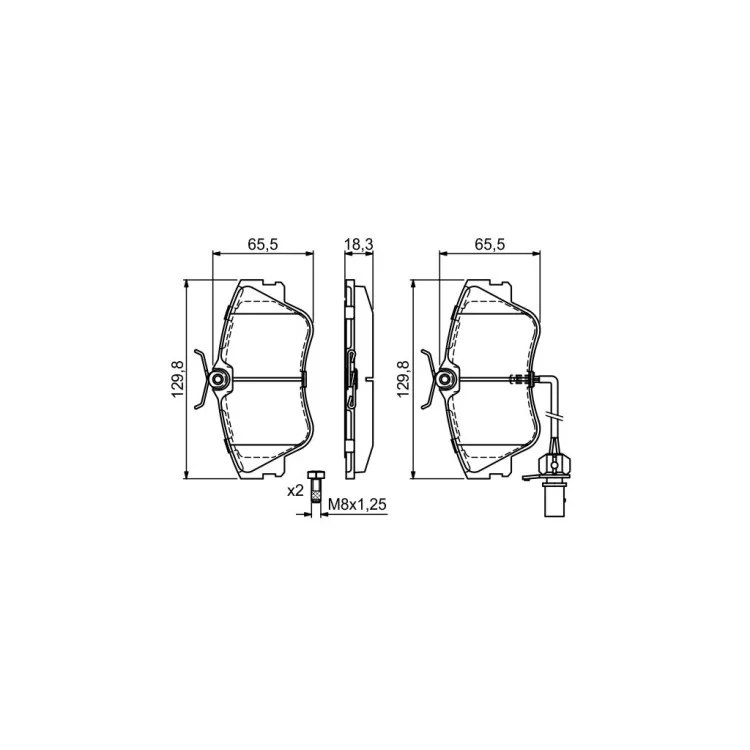 Гальмівні колодки Bosch 0 986 424 672 інструкція - картинка 6