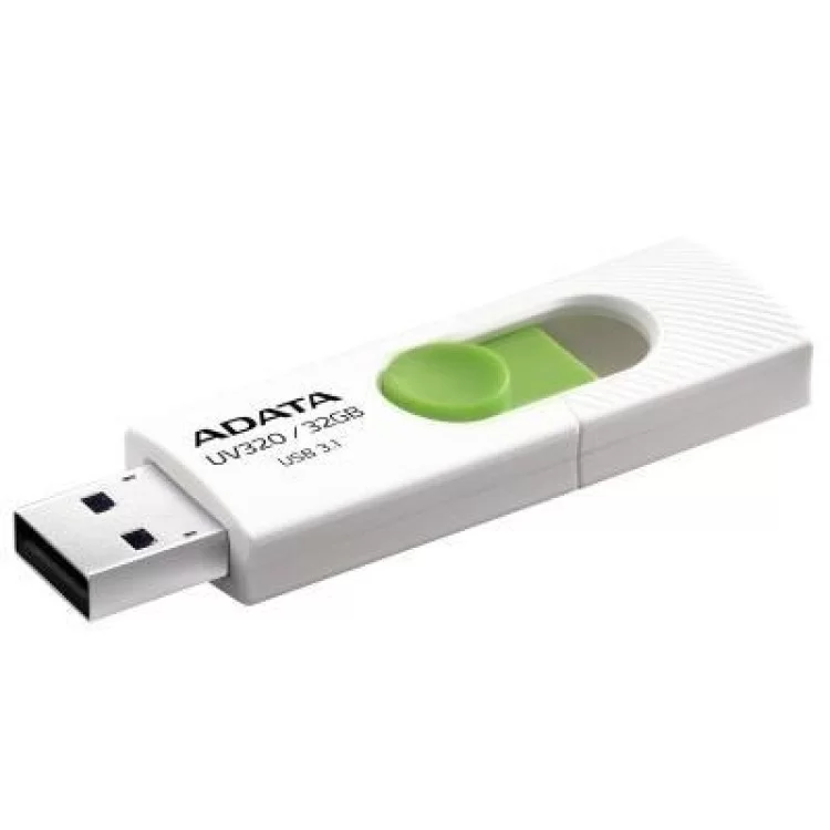 в продаже USB флеш накопитель ADATA 32GB UV320 White/Green USB 3.1 (AUV320-32G-RWHGN) - фото 3