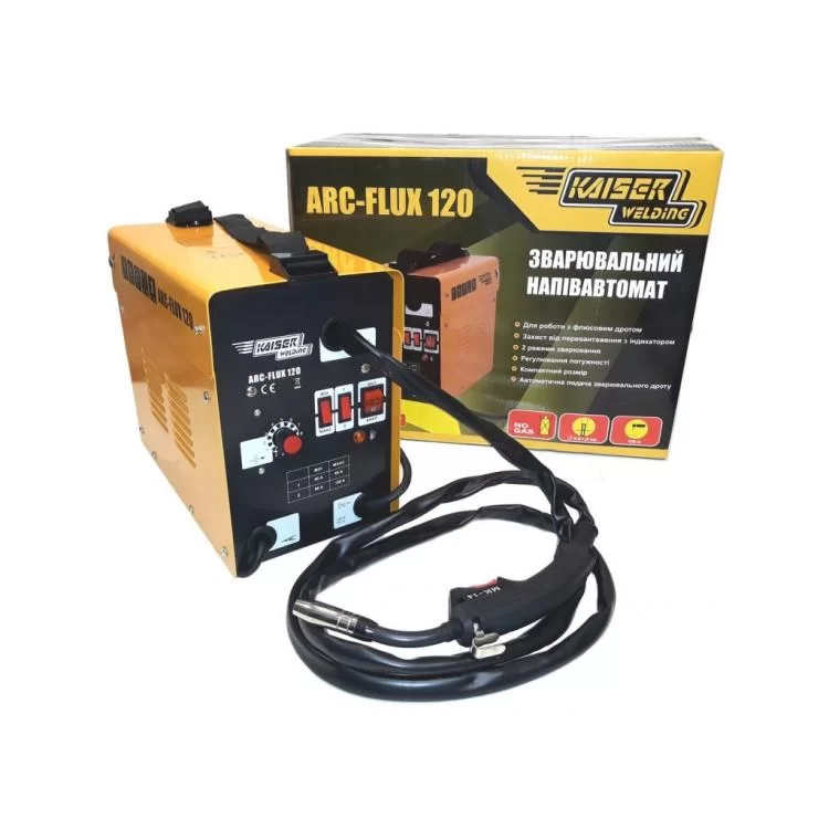 Зварювальний апарат Kaiser ARC-FLUX 120 (81979) - фотографія 2