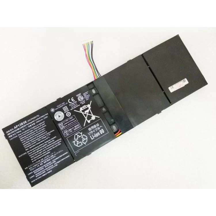 Акумулятор до ноутбука Acer AP13B3K Aspire M5, 3560mAh (53Wh), 4cell, 15V, Li-Pol (A47376) ціна 5 124грн - фотографія 2