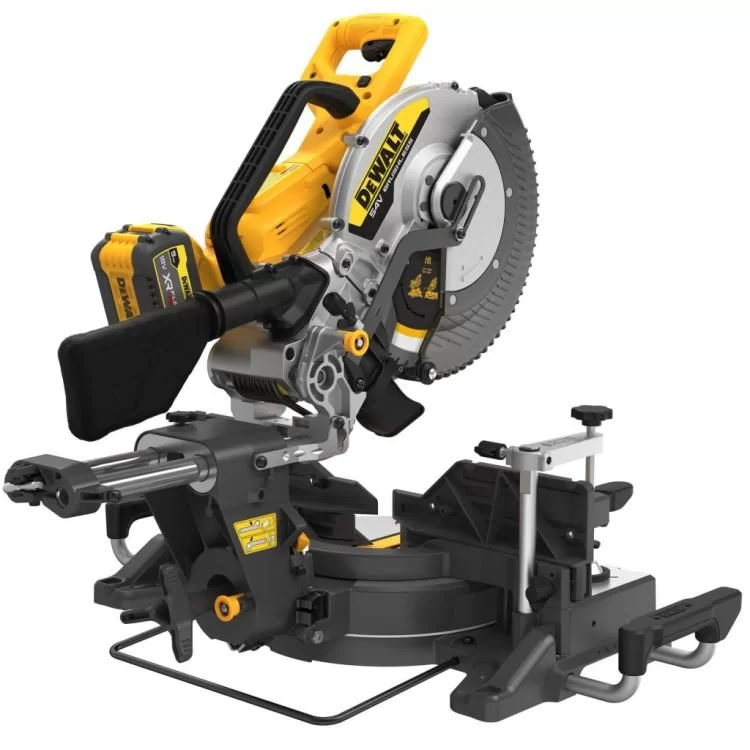 Торцювальна пила DeWALT 54В XR Li-lon 2x3Ah, 305x30 мм, 3800 об/хв, XPS, 23.2 кг (DCS781X2) ціна 156 418грн - фотографія 2