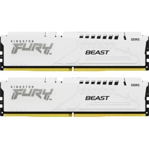 Модуль памяти для компьютера DDR5 32GB (2x16GB) 6000 MHz Beast White XMP Kingston Fury (ex.HyperX) (KF560C30BWK2-32)