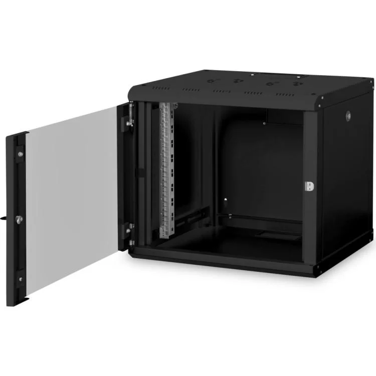 Шафа настінна Digitus 9U Wall Mounting Unique 19" 600x600 (DN-1909U-6/6-SW) ціна 18 970грн - фотографія 2