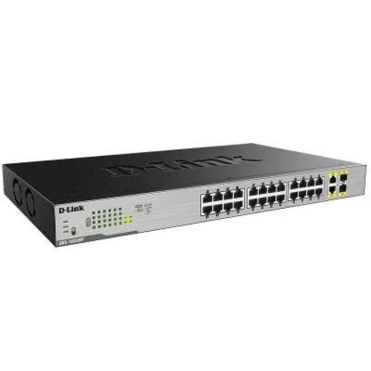 в продажу Комутатор мережевий D-Link DGS-1026MP - фото 3