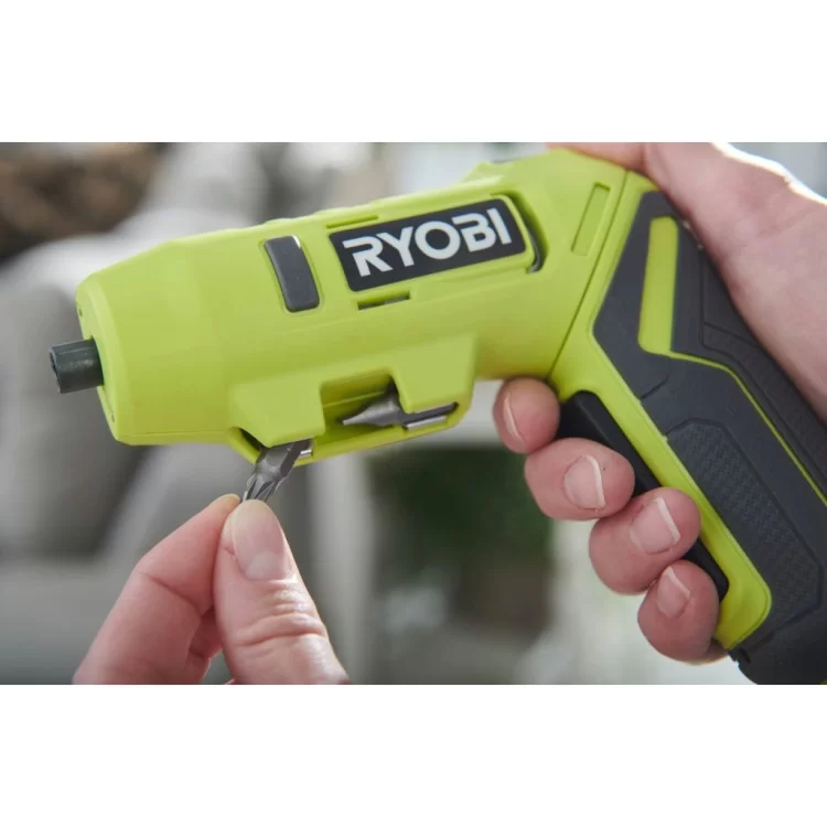 Отвертка аккумуляторная Ryobi RSDP4-120G 4В, USB, Lithium, 1х2Ah, 5Нм, 200об/мин, поворотная ручка (5133005958) - фото 9