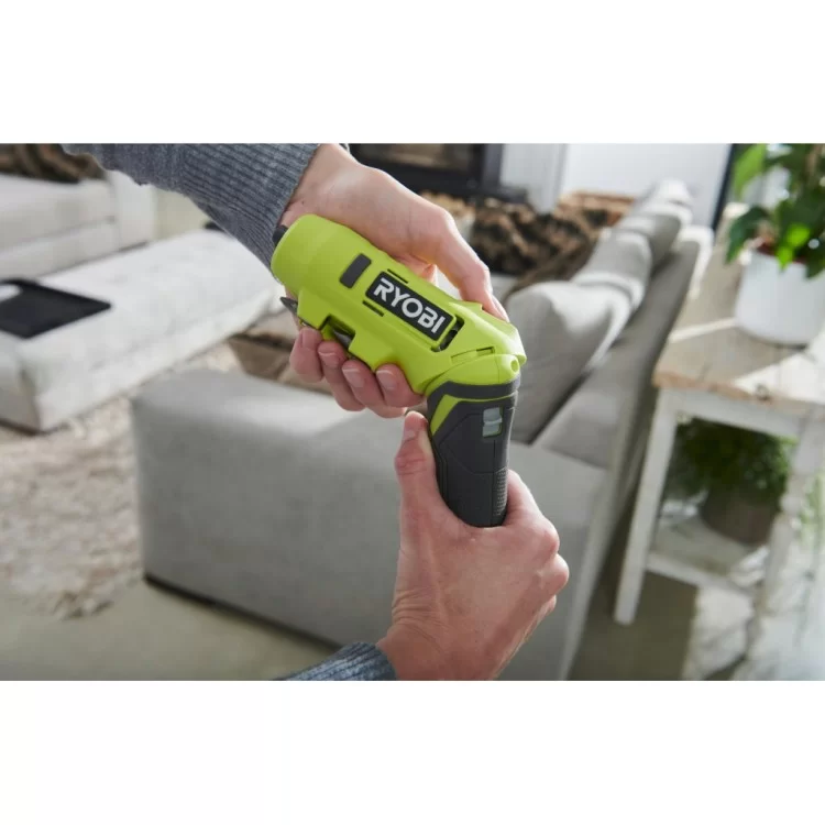 Отвертка аккумуляторная Ryobi RSDP4-120G 4В, USB, Lithium, 1х2Ah, 5Нм, 200об/мин, поворотная ручка (5133005958) - фото 10