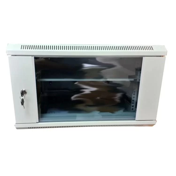 Шафа настінна Hypernet 6U 19" 600x350 (WMNC-35-6U-FLAT-AC) ціна 6 681грн - фотографія 2