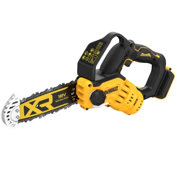 Ланцюгова пила DeWALT міні, 18 XR Li-ion 5Ah, безщіткова, шина 20 см (DCMPS520P1) - фотографія 2
