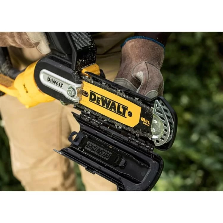 Ланцюгова пила DeWALT міні, 18 XR Li-ion 5Ah, безщіткова, шина 20 см (DCMPS520P1) - фото 11