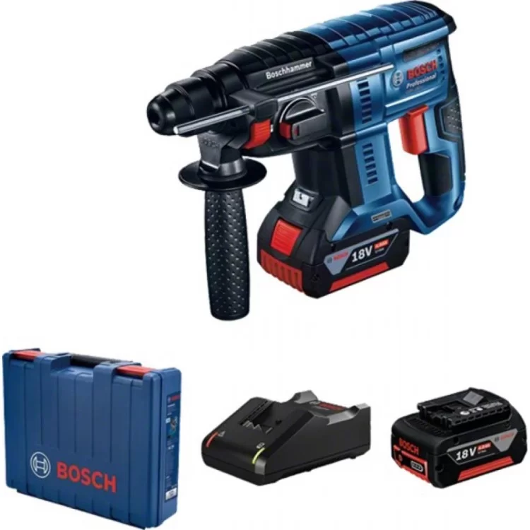 Перфоратор Bosch Professional GBH 180-LI, 1x4.0 Ач (0.611.911.122) цена 15 496грн - фотография 2