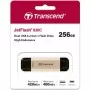 USB флеш накопитель Transcend 256GB JetFlash 930 Gold-Black USB 3.2/Type-C (TS256GJF930C)