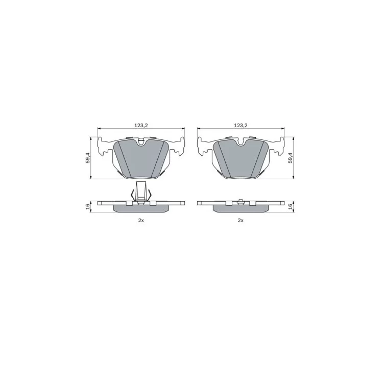 в продаже Тормозные колодки Bosch 0 986 494 006 - фото 3