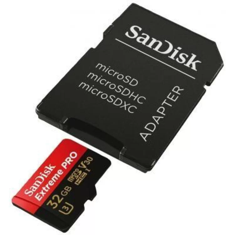 продаємо Карта пам'яті SanDisk 32GB microSD class 10 V30 A1 UHS-I U3 4K Extreme Pro (SDSQXCG-032G-GN6MA) в Україні - фото 4