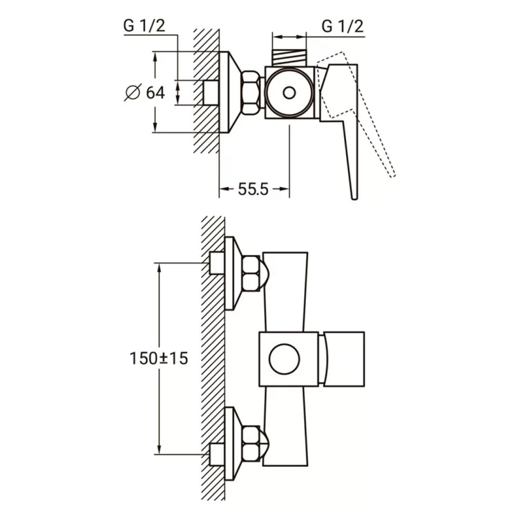 Смеситель AQUATICA HK-1D130C характеристики - фотография 7