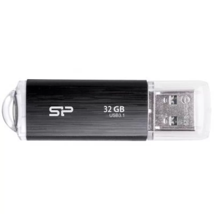 USB флеш накопитель Silicon Power 32GB Blaze B02 Black USB 3.0 (SP032GBUF3B02V1K)