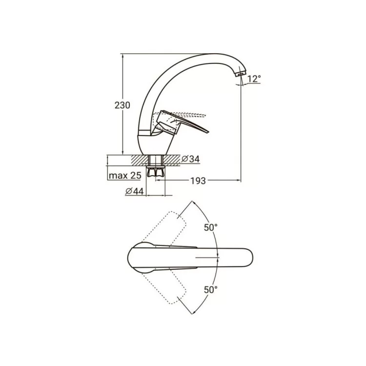 продаем Смеситель AQUATICA ML-4B141C в Украине - фото 4