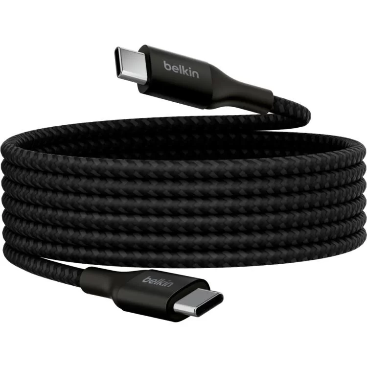 Дата кабель USB-C to USB-C 2.0m 240W Black Belkin (CAB015BT2MBK) відгуки - зображення 5