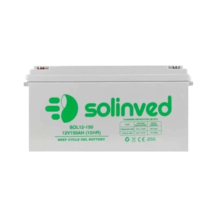 Батарея до ДБЖ Solinved 12V-150Ah, GEL (SLG150-12) ціна 32 236грн - фотографія 2