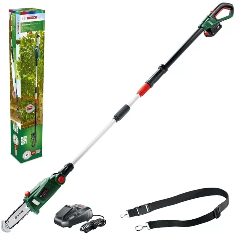 продаємо Ланцюгова пила Bosch UniversalChainPole 18 аккумуляторная телескопическая (0.600.8B3.100) в Україні - фото 4