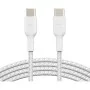 Дата кабель USB-C to USB-C 2.0m 60W White Belkin (CAB004BT2MWH)